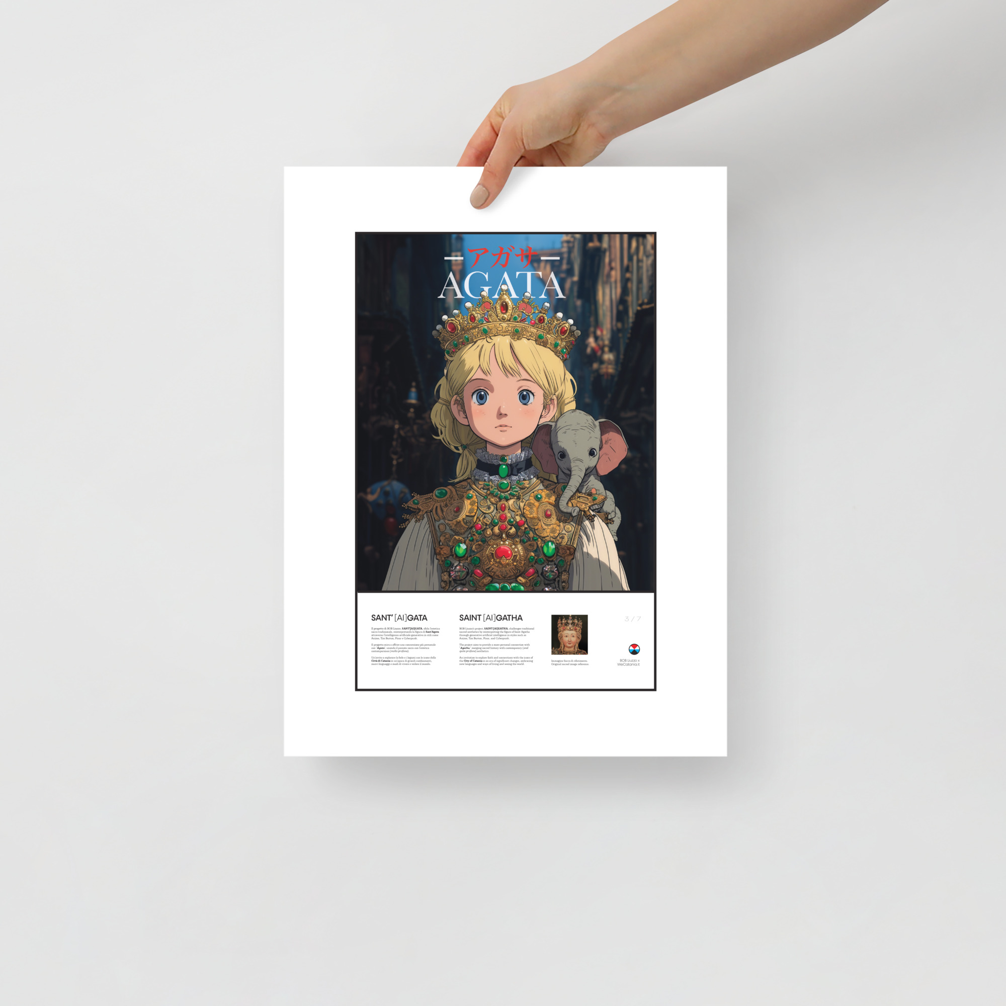 Sant'[AI]gata - Anime Style Poster
