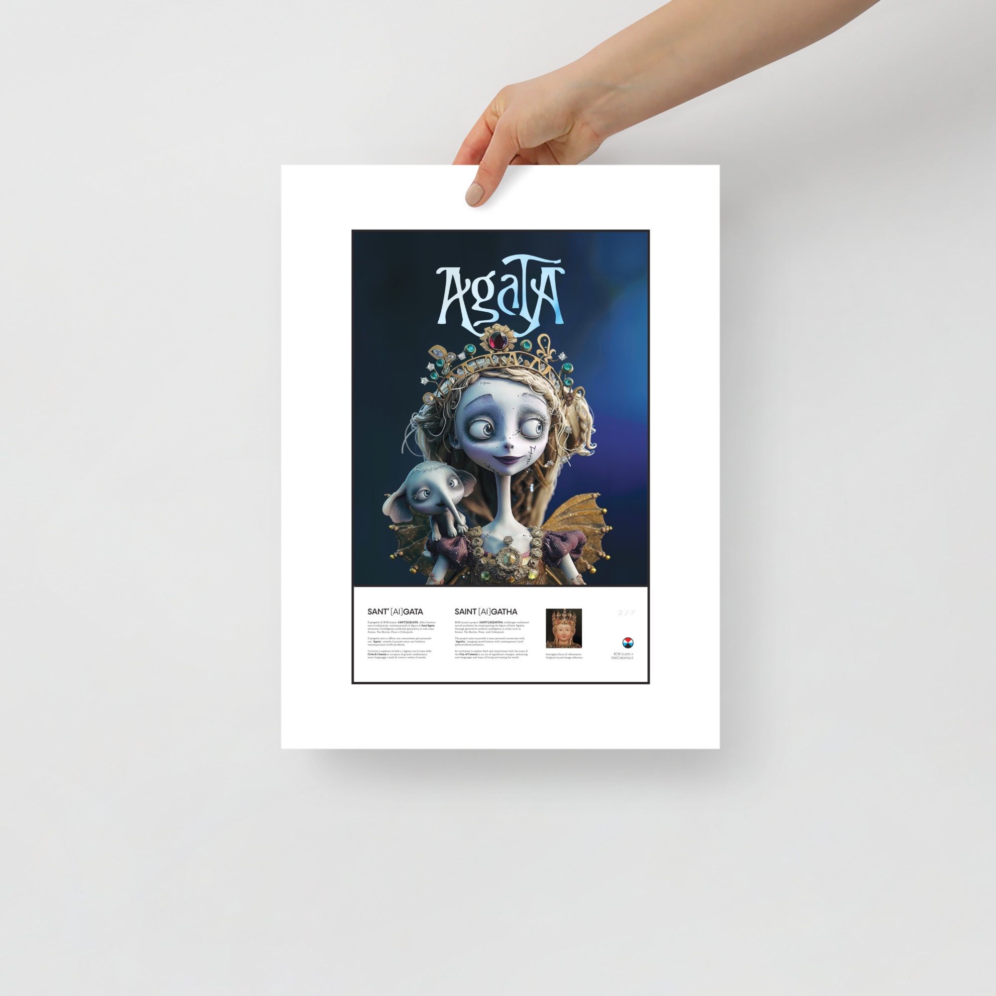 Sant'[AI]gata - Burton Style Poster