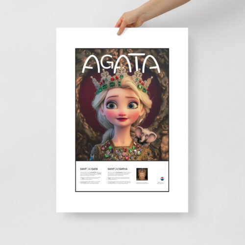 Sant'[AI]gata - Pixar Style Poster