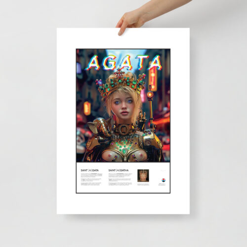 Sant'[AI]gata - CyberPunk Style Poster