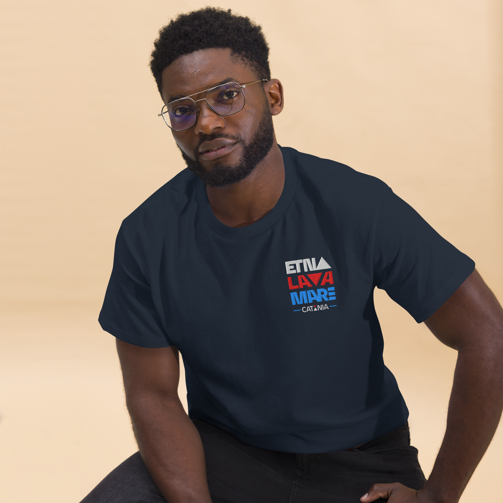 ETNA LAVA MARE – TShirt ricamata