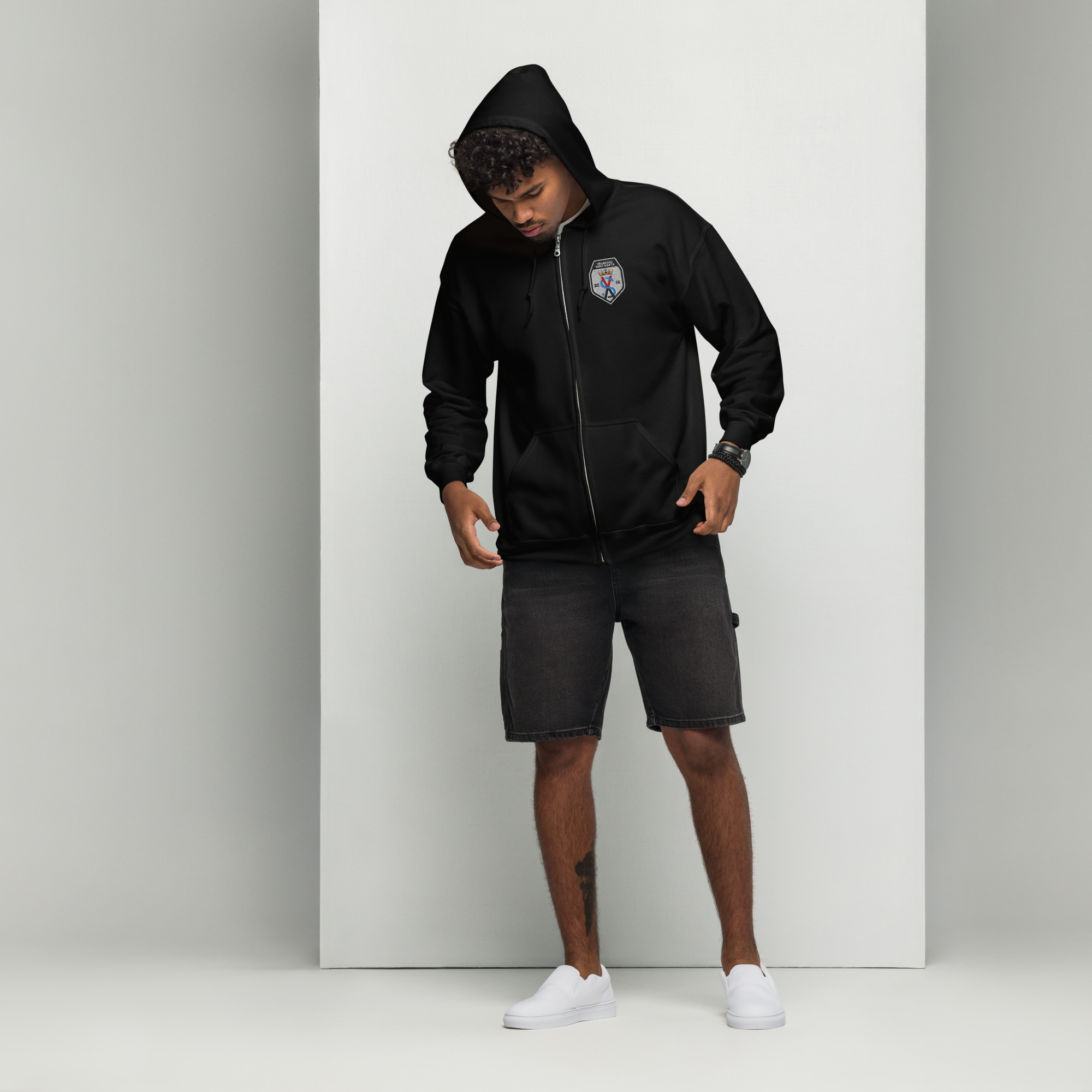 VSA - Zip Hoodie - Ricamata