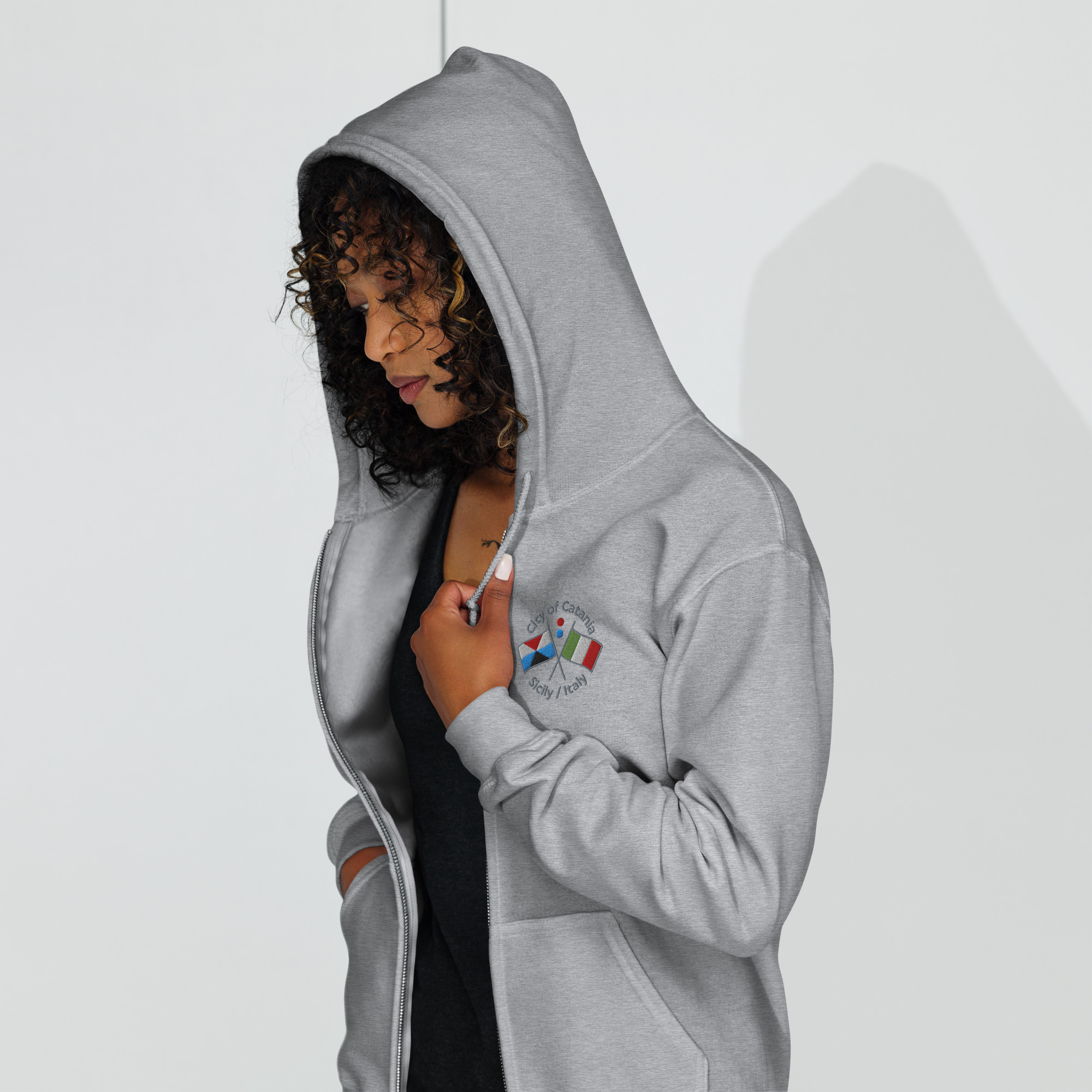 CATANIA / ITALY Unisex Zip Hoodie