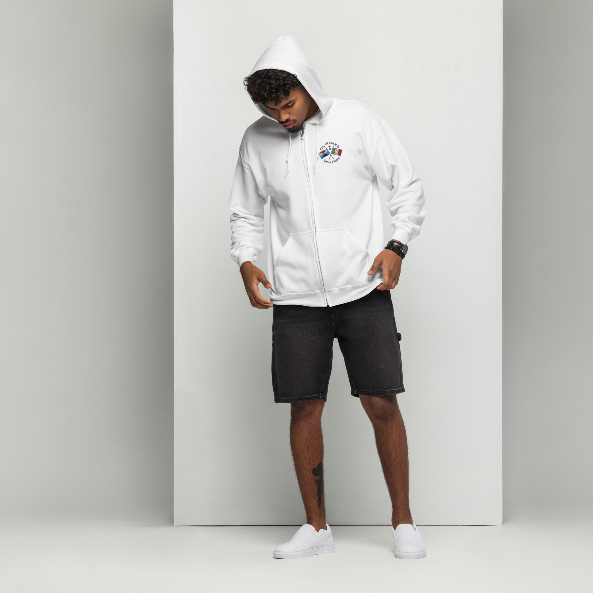 CATANIA / ITALY Unisex Zip Hoodie