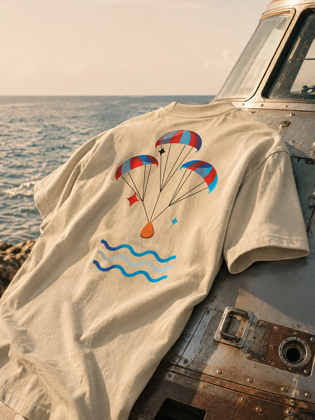 astrombare-wecatania-arancino-capsula-spaziale_0002s_0007_DS2 Rientro a Casa - AstroMbare x WeCatania - Oversize Tshirt