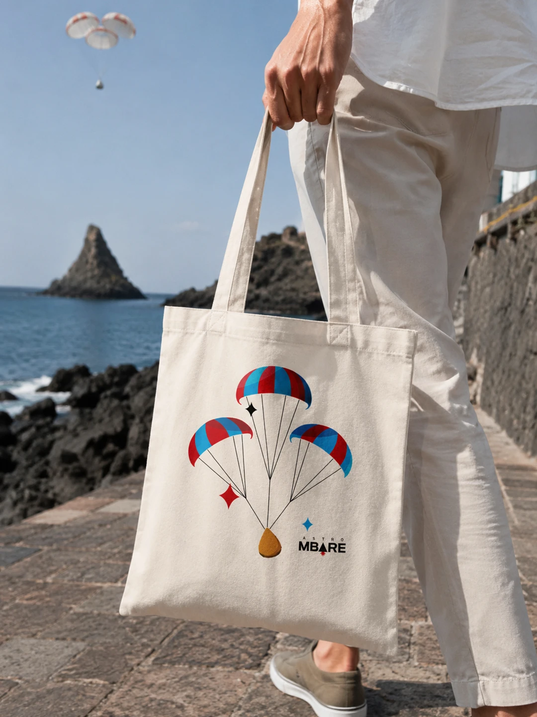 astrombare-wecatania-arancino-capsula-spaziale_0004s_0002_1 Rientro a Casa - AstroMbare x WeCatania - Tote Bag