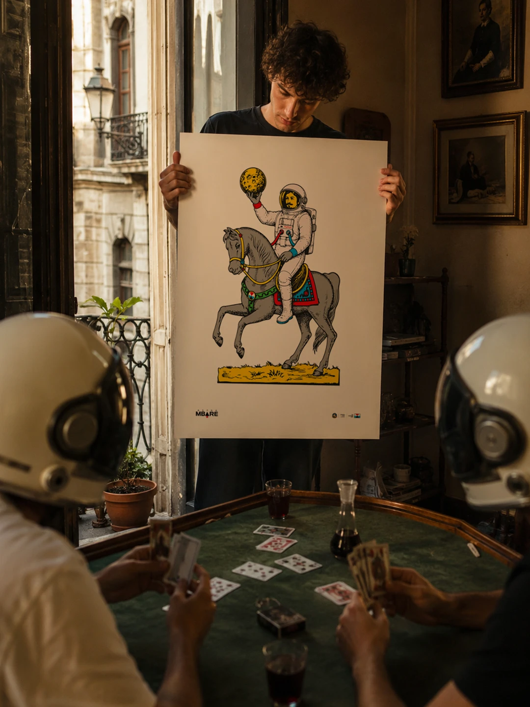 astrombare-wecatania-cavallo-astronauta_0001s_0001_2 Passiata Lunare - AstroMbare x WeCatania - Poster