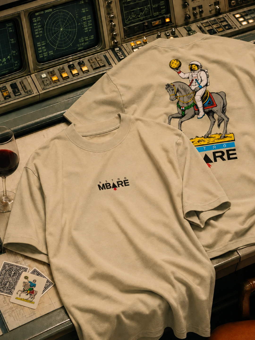 astrombare-wecatania-cavallo-astronauta_0002s_0004_DS-2 Passiata Lunare - AstroMbare x WeCatania - Oversize Tshirt
