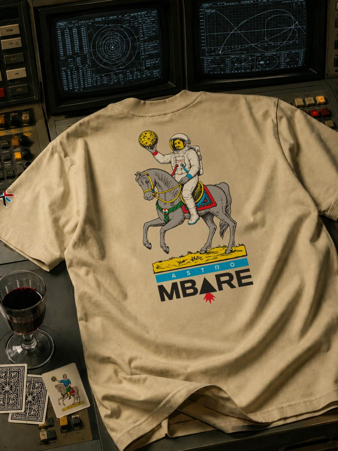 astrombare-wecatania-cavallo-astronauta_0002s_0005_DS-1 Passiata Lunare - AstroMbare x WeCatania - Oversize Tshirt