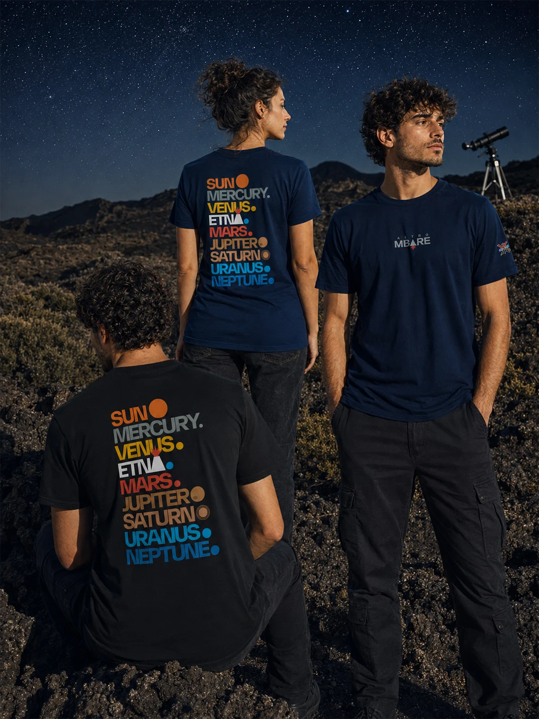 Centro di Gravità Permanente - AstroMbare x Wecatania - Tshirt Regular Fit
