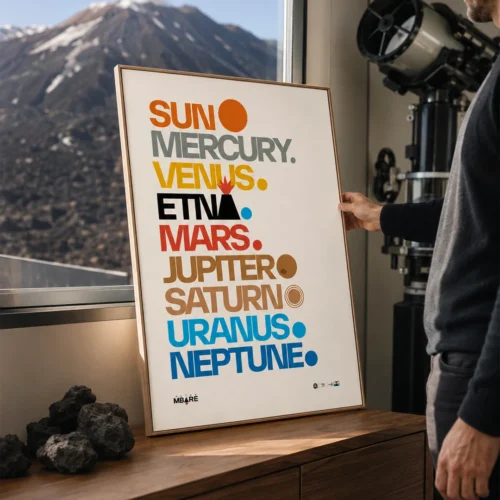 Centro di Gravità Permanente - AstroMbare x Wecatania - Poster