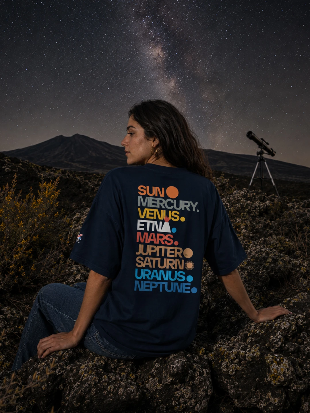 Centro di Gravità Permanente - AstroMbare x Wecatania - Tshirt Oversize