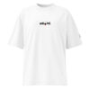 unisex-organic-oversized-high-neck-blaster-2.0-t-shirt-white-front-6a908e7eb02c6.jpg Passiata Lunare - AstroMbare x WeCatania - Oversize Tshirt