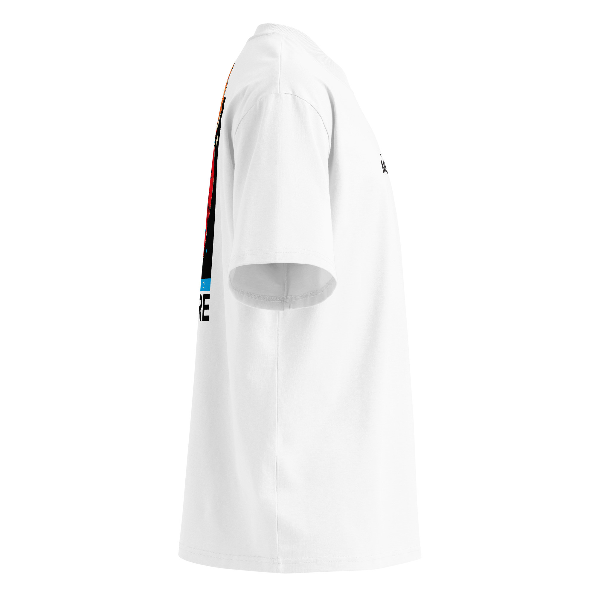 unisex-organic-oversized-high-neck-blaster-2.0-t-shirt-white-right-6a906645364e9.jpg La Teoria del TUPPO – AstroMbare x Wecatania – Oversize Tshirt