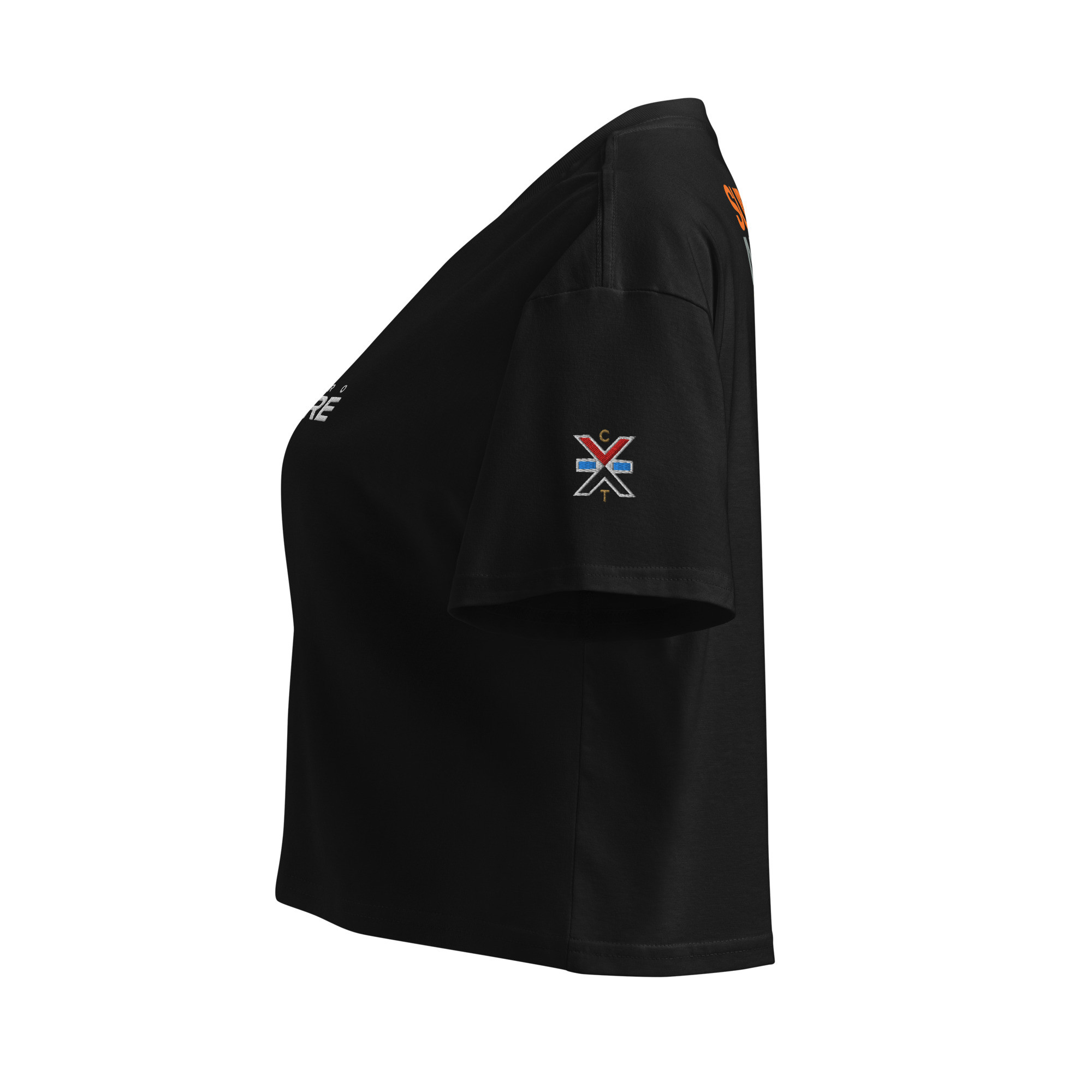 womens-crop-top-black-left-6a9061f82d183.jpg Centro di Gravità Permanente – AstroMbare x Wecatania – Crop Top
