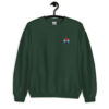 unisex-crew-neck-sweatshirt-forest-green-front-6aa040bf30151.jpg CATANIA BASIC - Felpa girocollo unisex