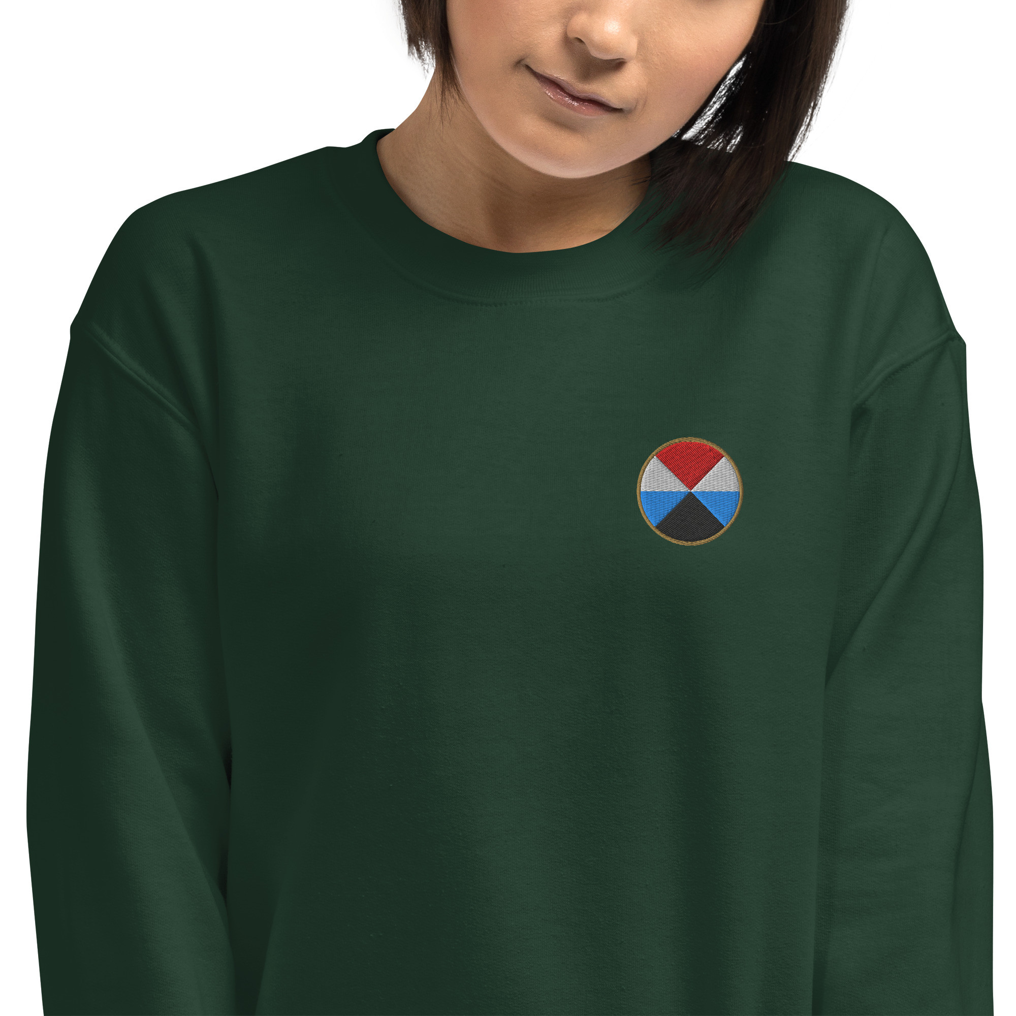 unisex-crew-neck-sweatshirt-forest-green-zoomed-in-6aa040bf2acba.jpg CATANIA BASIC - Felpa girocollo unisex