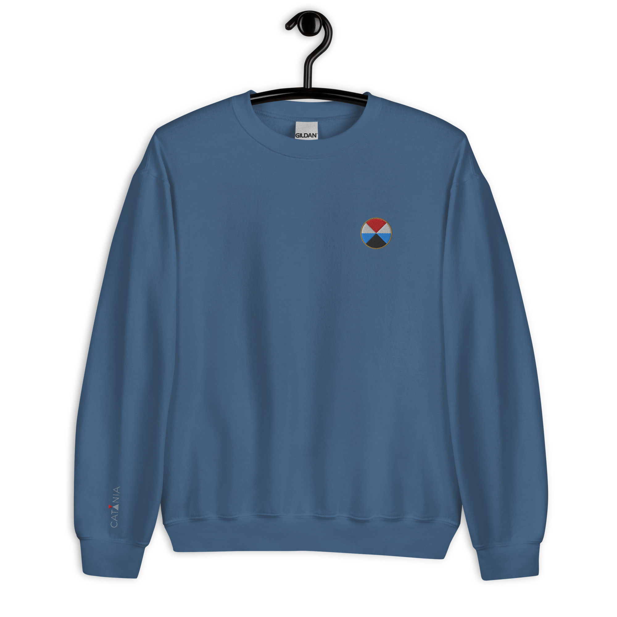 unisex-crew-neck-sweatshirt-indigo-blue-front-6aa040bf314ca.jpg CATANIA BASIC - Felpa girocollo unisex