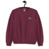unisex-crew-neck-sweatshirt-maroon-front-6aa040bf276e2.jpg CATANIA BASIC - Felpa girocollo unisex