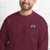 unisex-crew-neck-sweatshirt-maroon-zoomed-in-6aa040bf2a0ca.jpg CATANIA BASIC - Felpa girocollo unisex