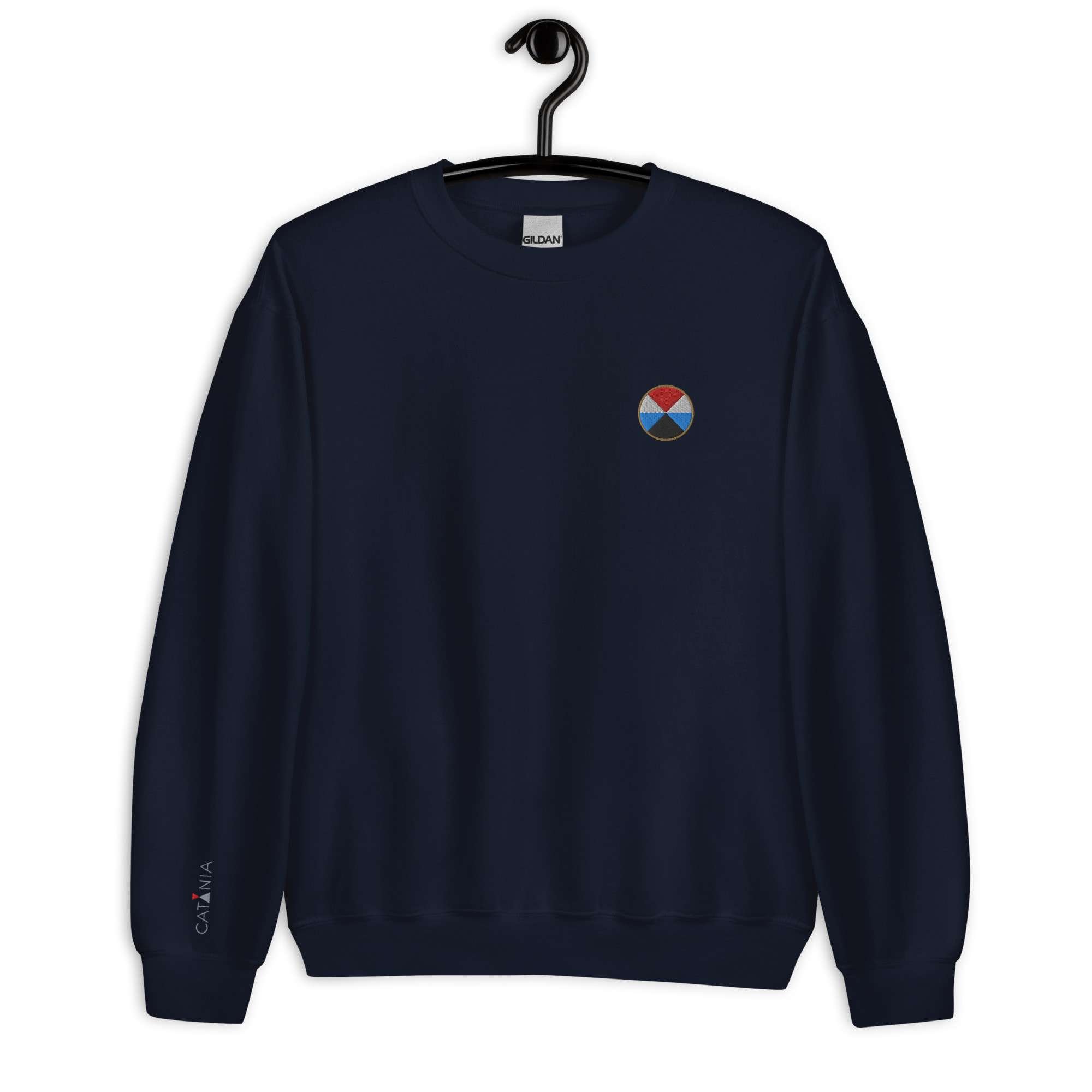 unisex-crew-neck-sweatshirt-navy-front-6aa040bf2f5a7.jpg CATANIA BASIC - Felpa girocollo unisex