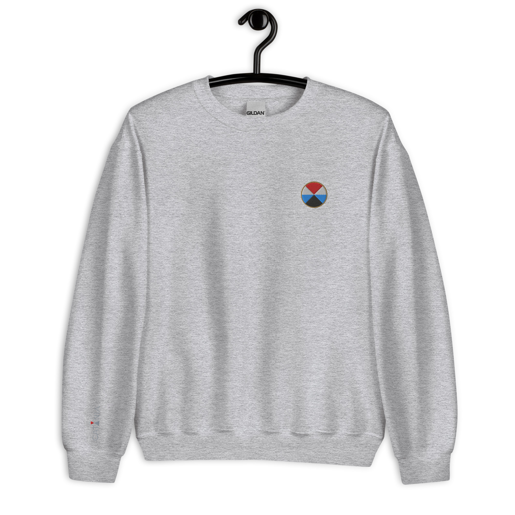 unisex-crew-neck-sweatshirt-sport-grey-front-6aa040bf32bfc.jpg CATANIA BASIC - Felpa girocollo unisex